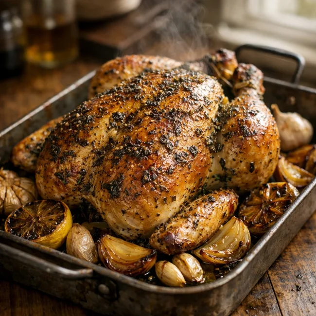 Traditional Herb-Roasted Chicken