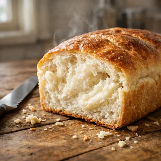 Traditional Home-Baked White Bread
