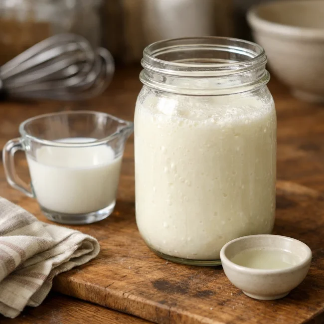 Traditional Homemade Buttermilk