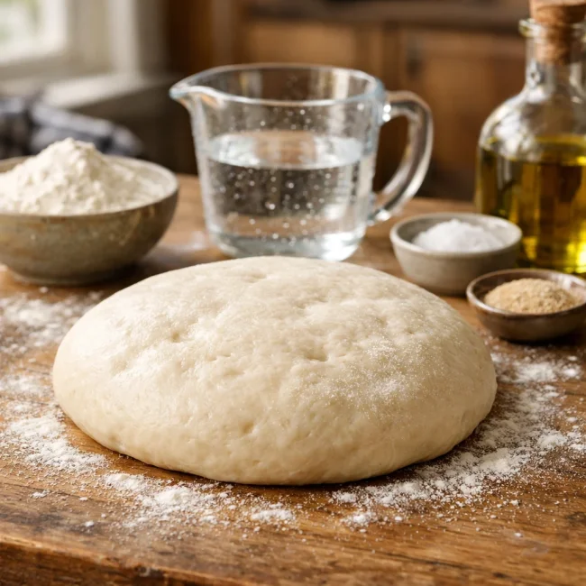 Traditional Homemade Pizza Dough