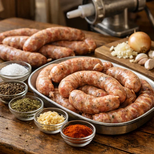 Traditional Homemade Sausage