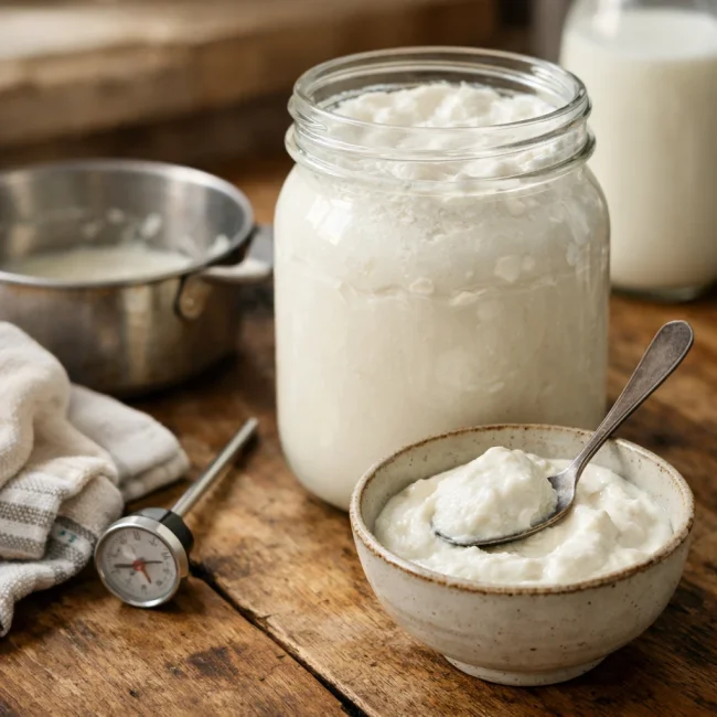 Traditional Homemade Yogurt