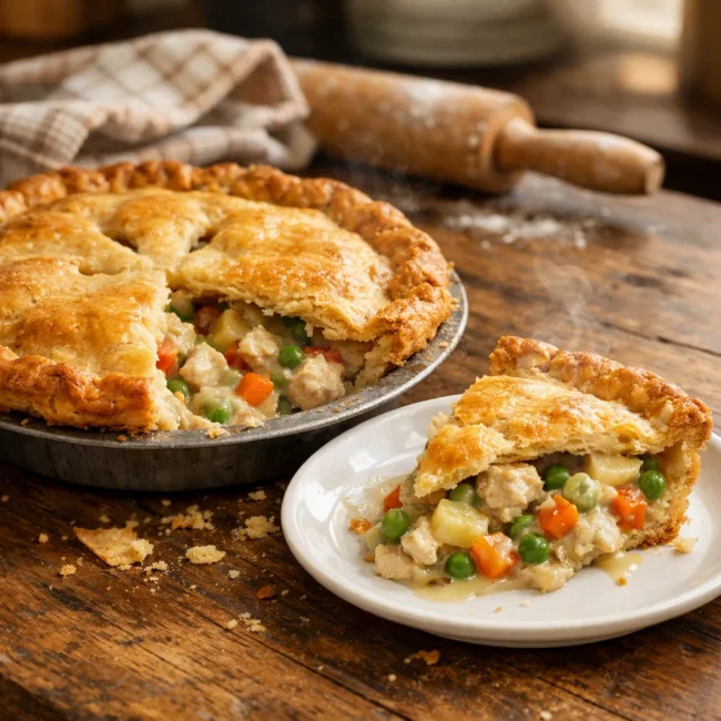 Traditional Homestyle Chicken Pot Pie