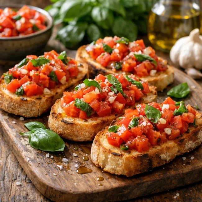 Traditional Italian Bruschetta