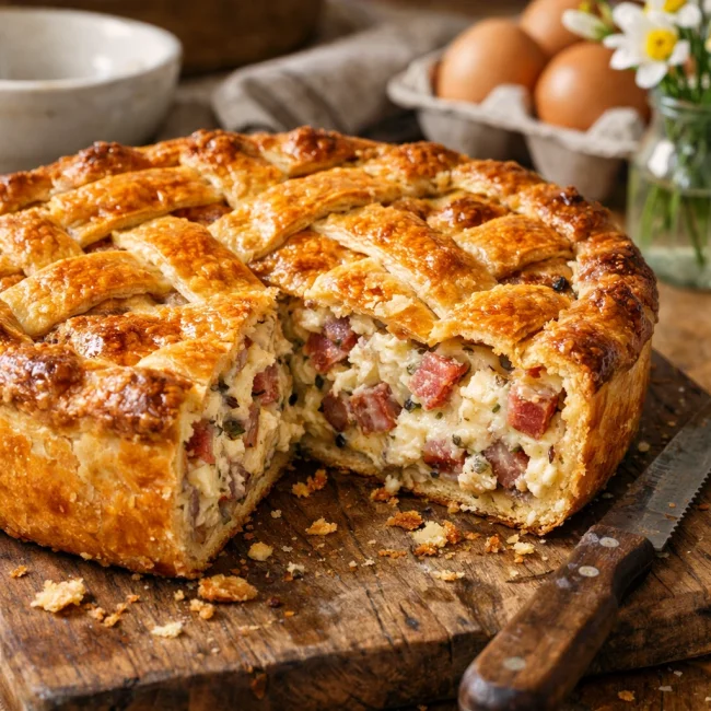 Traditional Italian Easter Pie