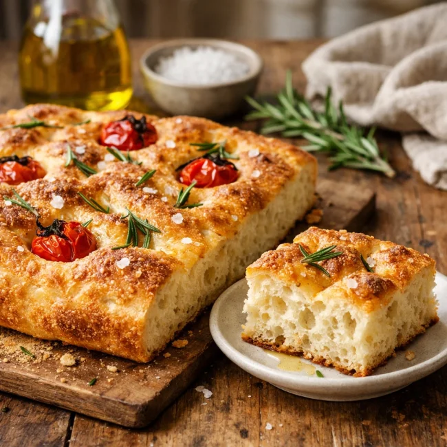Traditional Italian Focaccia