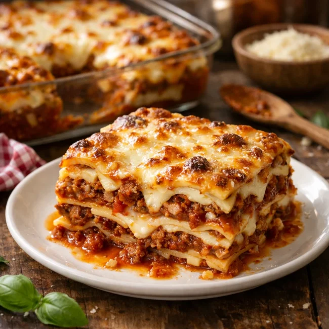 Traditional Italian Lasagna