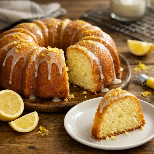 Traditional Lemon Bundt Cake