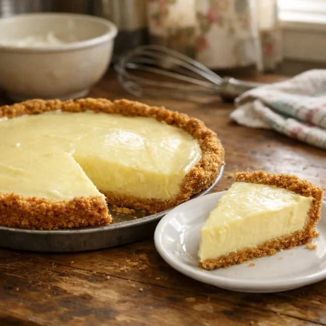 Traditional Lemon Icebox Pie
