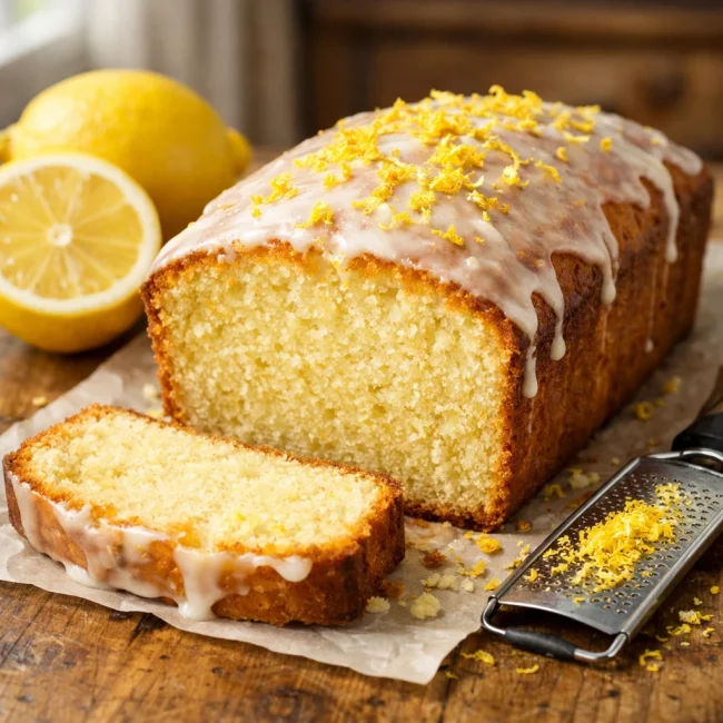 Traditional Lemon Pound Cake