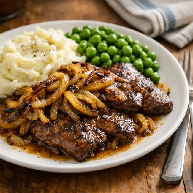 Traditional Liver and Onions