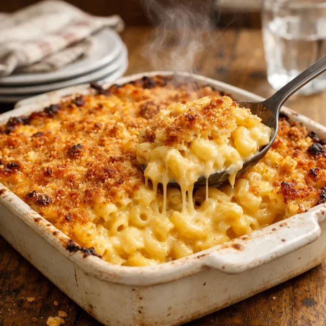 Traditional Macaroni and Cheese Casserole