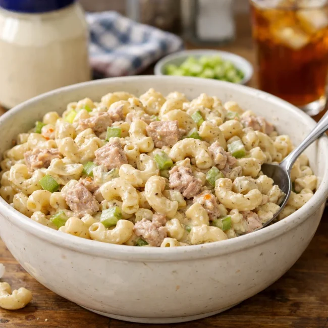 Traditional Macaroni Tuna Salad