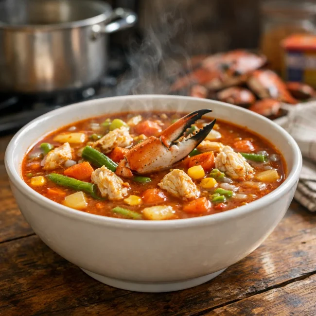 Traditional Maryland Crab Soup
