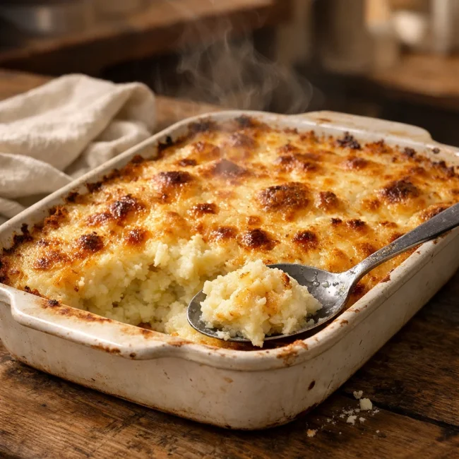 Traditional Mashed Potato Casserole