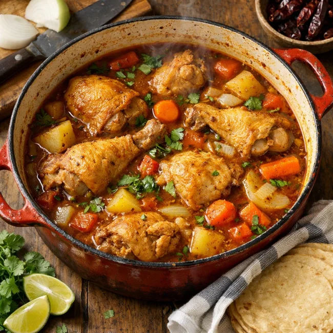 Traditional Mexican Chicken Stew