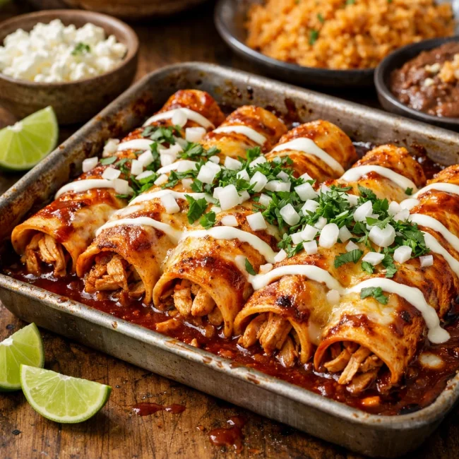 Traditional Mexican Enchiladas