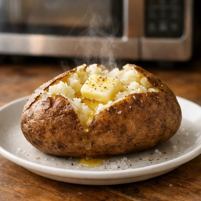Traditional Microwave Baked Potato