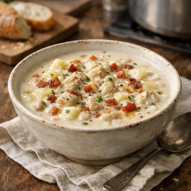 Traditional New England Clam Chowder