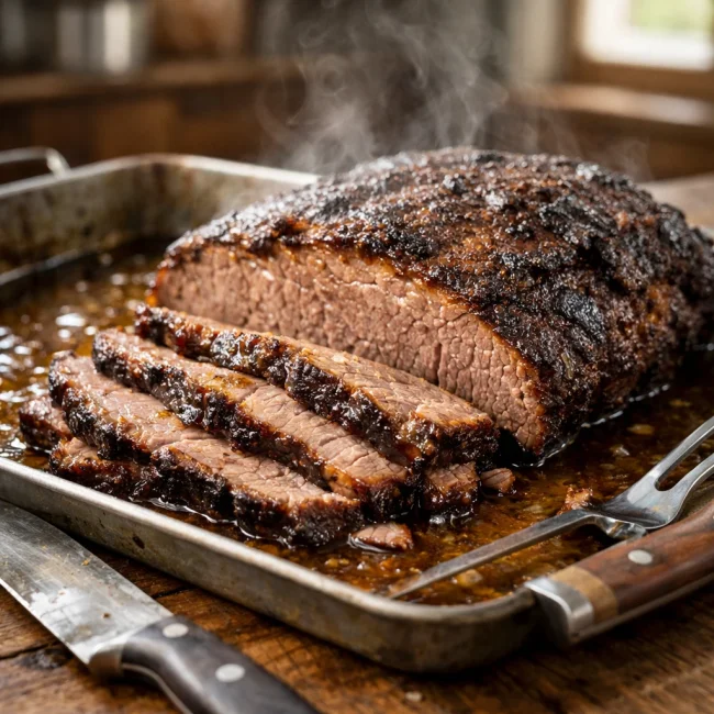 Traditional Oven-Baked Beef Brisket