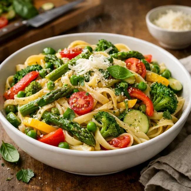 Traditional Pasta Primavera