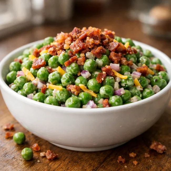 Traditional Pea Salad