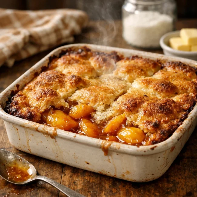 Traditional Peach Cobbler