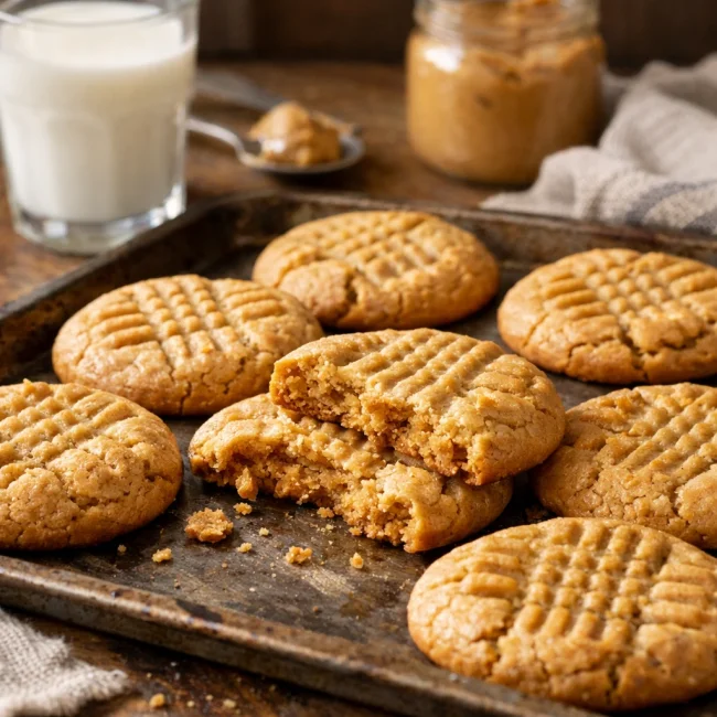 Traditional Peanut Butter Cookies