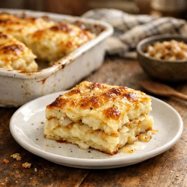 Traditional Pierogi Casserole