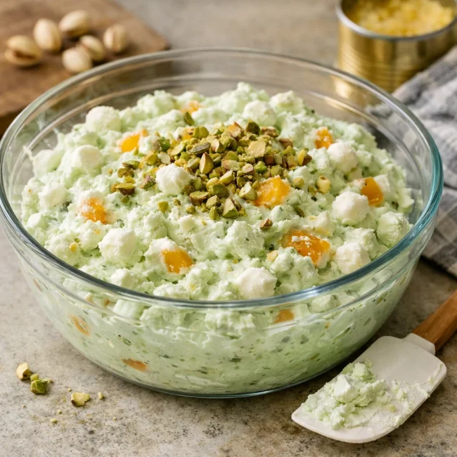 Traditional Pistachio Delight Salad