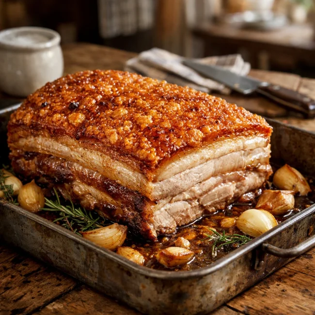 Traditional Pork Belly Roast