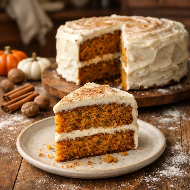 Traditional Pumpkin Harvest Cake