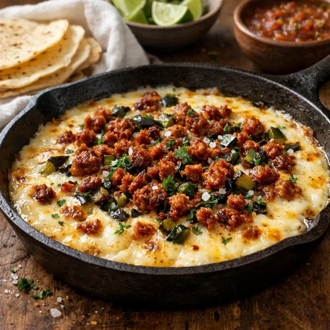 Traditional Queso Fundido