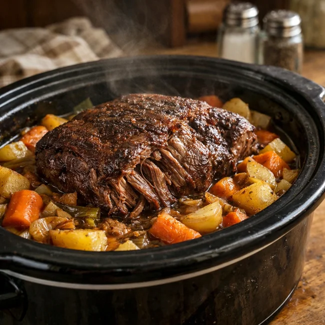 Traditional Slow-Cooked Beef Roast