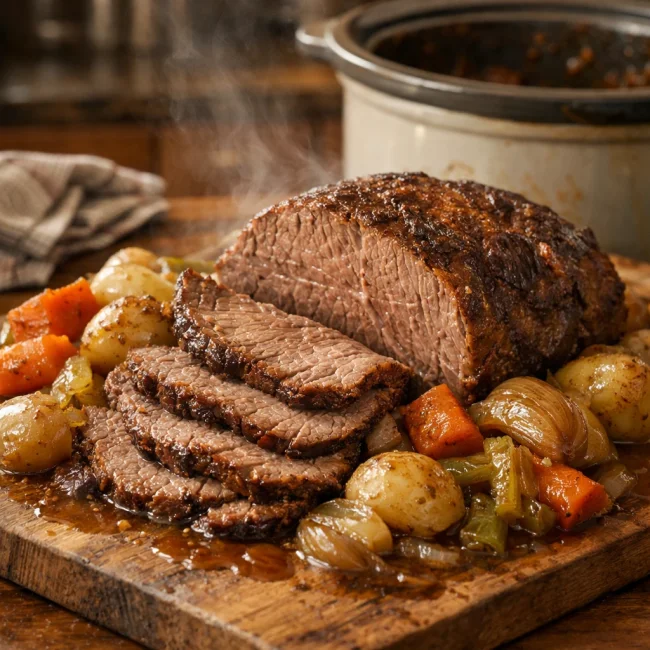 Traditional Slow Cooker Roast Beef