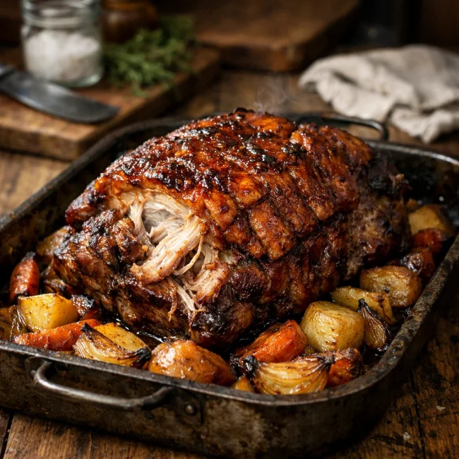 Traditional Slow Roasted Pork Shoulder