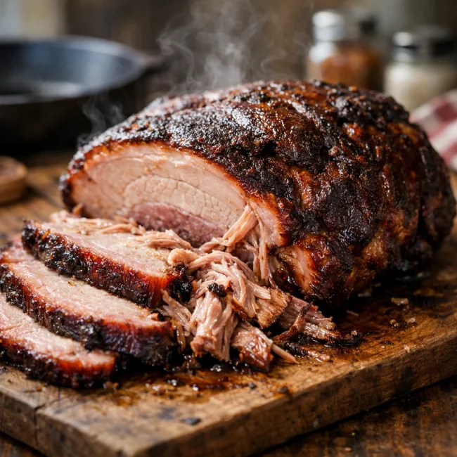 Traditional Smoked Pork Shoulder
