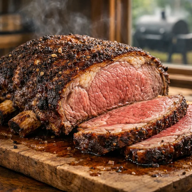 Traditional Smoked Prime Rib