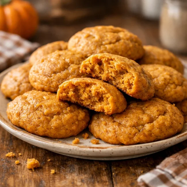 Traditional Soft Pumpkin Cookies