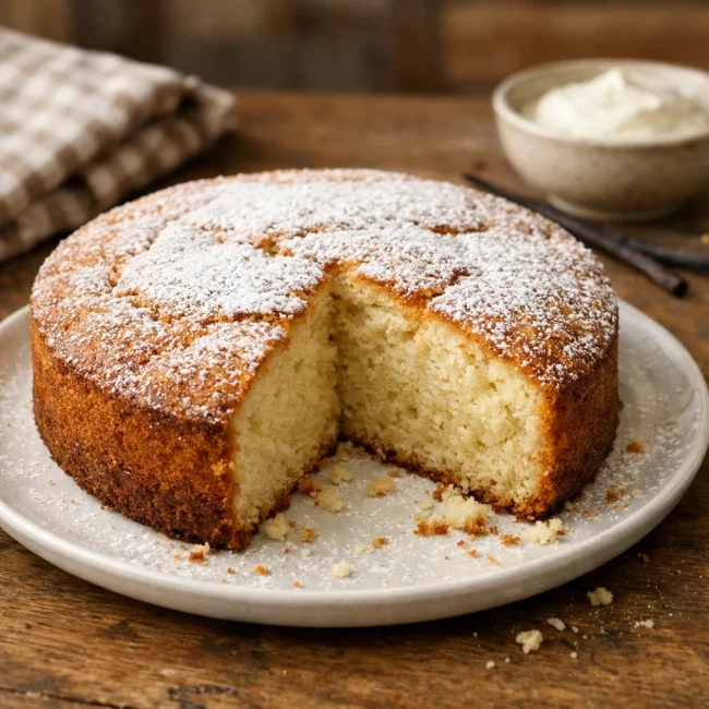 Traditional Sour Cream Cake