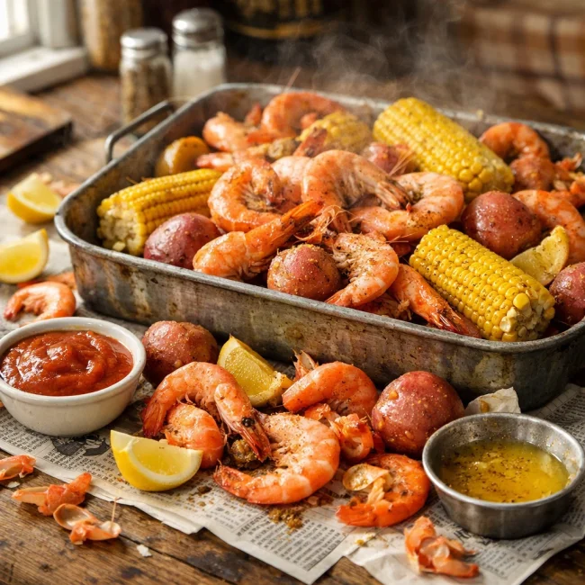 Traditional Southern Shrimp Feast