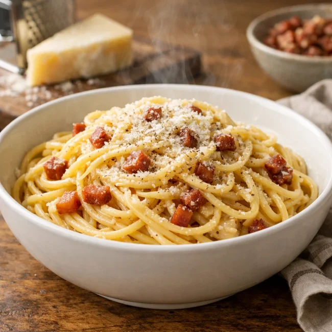 Traditional Spaghetti alla Carbonara
