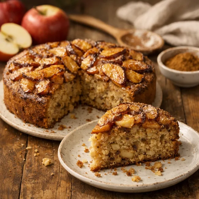 Traditional Spiced Apple Cake