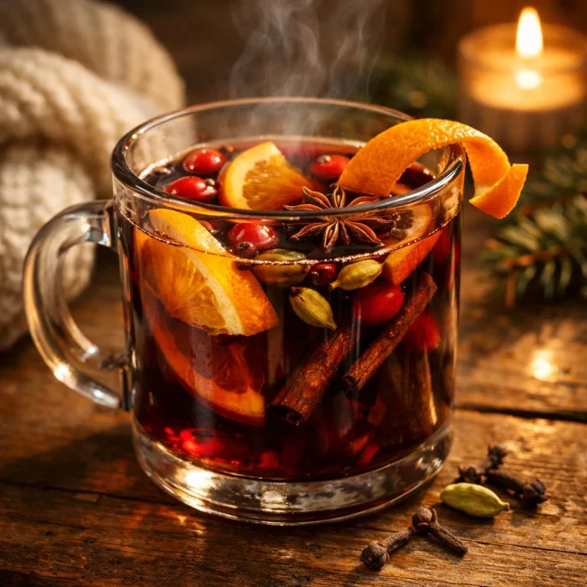Traditional Spiced Mulled Wine
