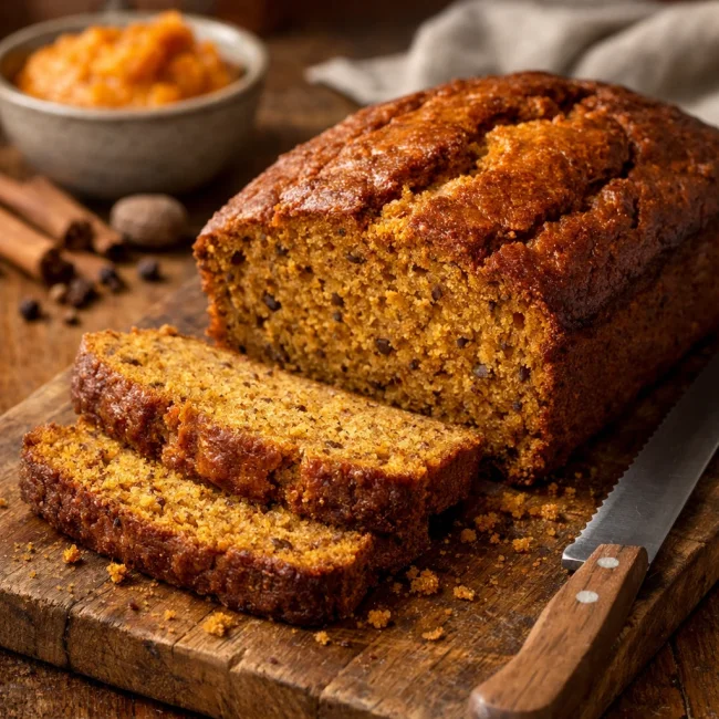 Traditional Spiced Pumpkin Bread