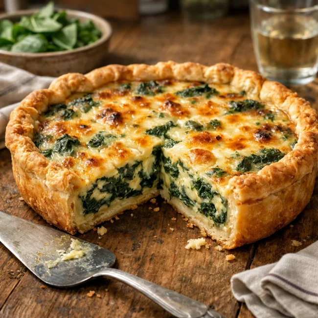 Traditional Spinach Quiche