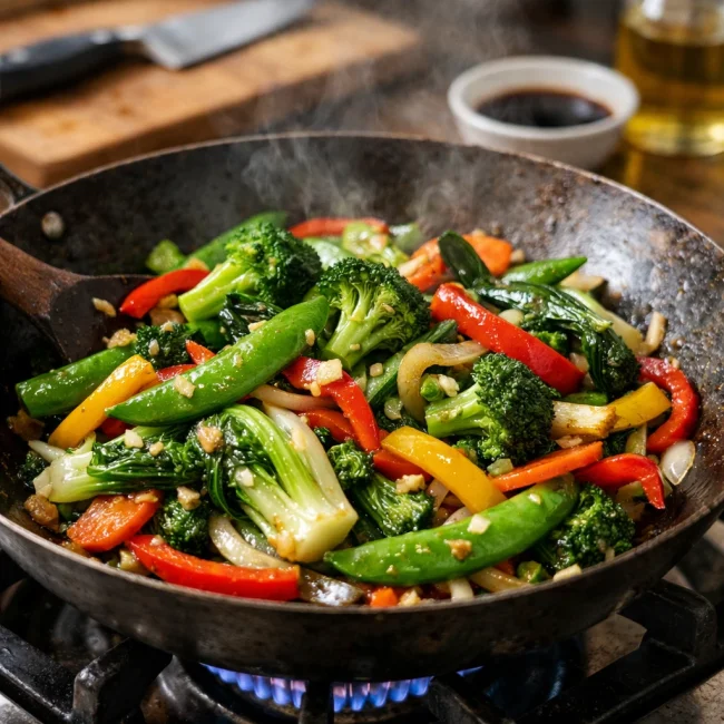 Traditional Stir-Fried Vegetables