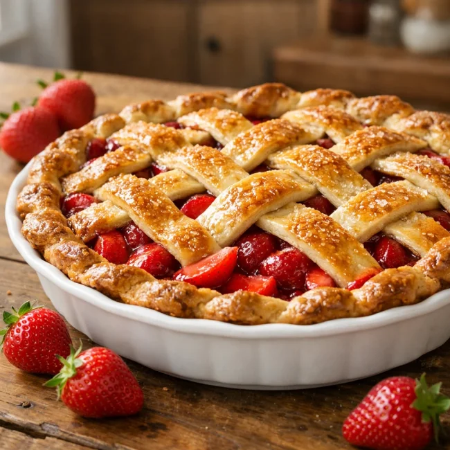 Traditional Strawberry Pie