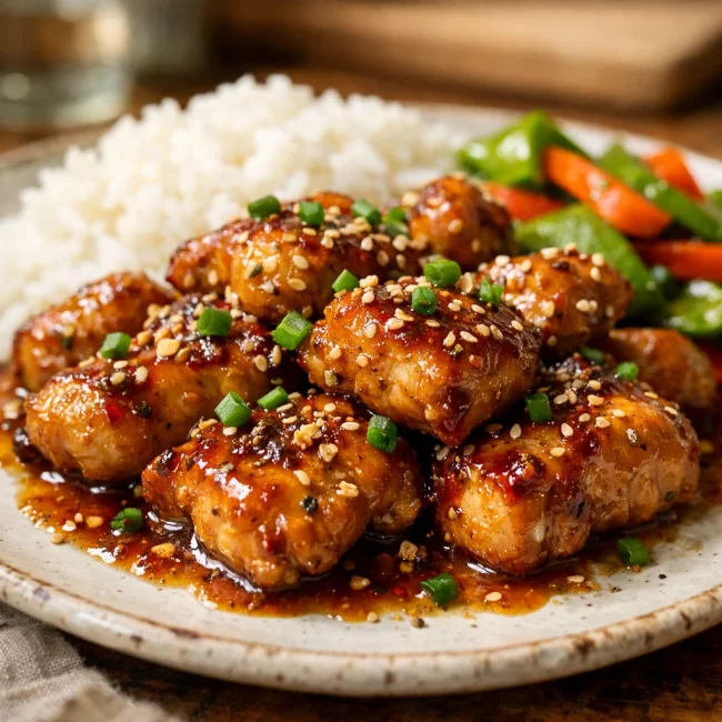 Traditional Sweet and Tangy Chicken Delight