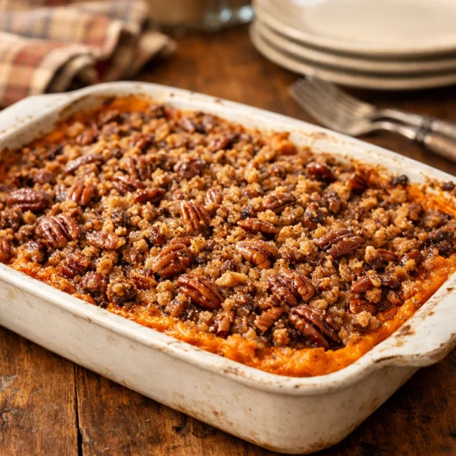 Traditional Sweet Potato Casserole